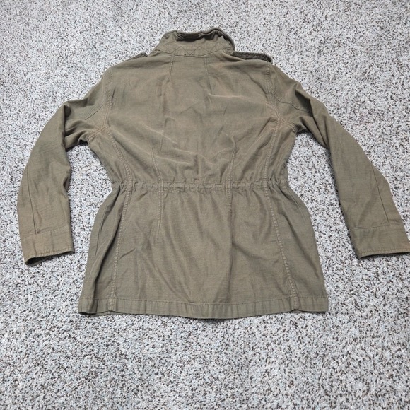 Free People Woman's Size Small Petite Military Style Utility Jacket Green‎ - Picture 8 of 11